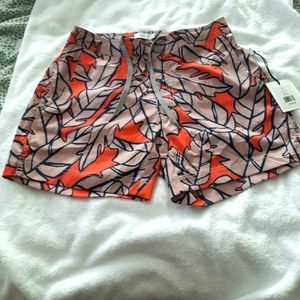 Onia Swim Trunks Herringbone Pattern NEW with tags.  Men's size M